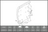 BERAL 1993119000016374 Brake Lining Kit, drum brake